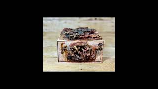 Mechanical Maritime Adventure Box #shorts #mixedmedia #art