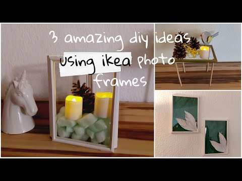 3 amazing DIY ideas using ikea photo frames 😃| 🕒5 minute craft DIY | Budget friendly | metime bliss