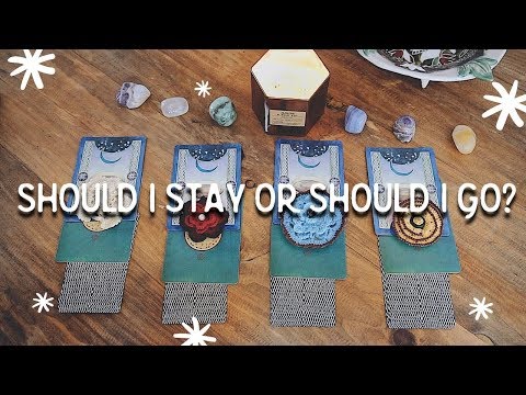 Should I Stay Or Should I Go? 🔮 PICK A CARD 🔮