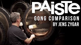 Paiste Symphonic Planetary Sound Creation Gong Comparison by Jens Zygar at Memphis Gong Chamber