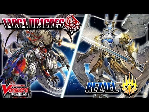 Cardfight!! Vanguard Divinez:  Varga Dragres (Dragon Empire) VS Rezael (Keter) [DZ-BT01]