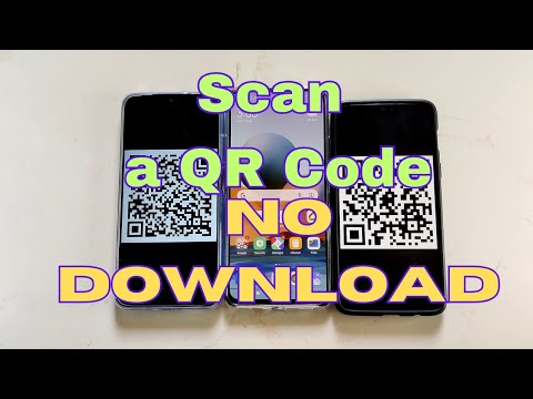 Scan QR code with your Android smartphone without installing any apps