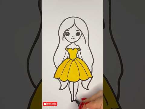 How to Draw a Beautiful Girl 👧🎨✨