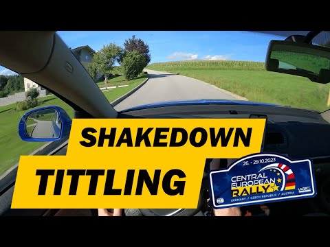 WRC Central European Rally 2023 | Shakedown Tittling | POV Recce