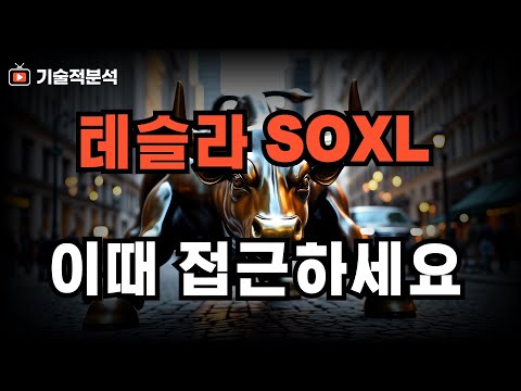 테슬라 SOXL 조정 시작 재매수는 이때 고려하세요! ｜미국 증시 현 위치 확인하세요!