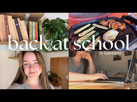 First day back at school VLOG | studying abroad in Germany | Physiotherapy student