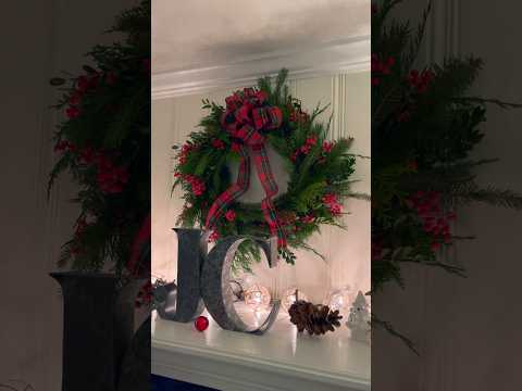 DIY Wreath from Backyard #christmas #holiday