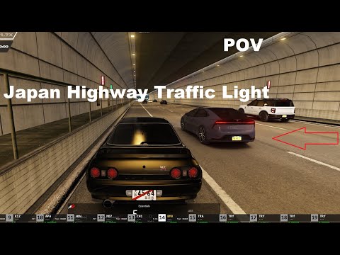 Japan highway Assetto corsa | sim racing | GTR #simracing #assettocorsa