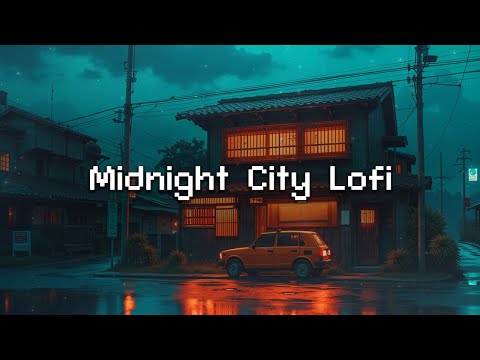 Midnight City Lofi 🎵 Lofi Hip Hop Radio 📻 Nostalgic Retro Vibes & Japanese Town Ambience