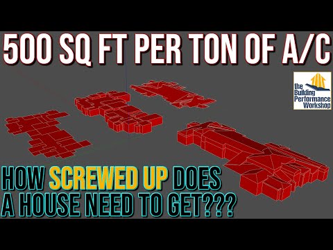 HVAC Rule of Thumb Tested with Manual J Calc: Using Wrightsoft to Prove 500 sq ft/ton is Dumb