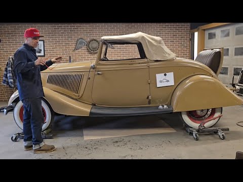 Chopping the 1934 Ford Cabriolet… wasn’t expecting this to happen 🤯