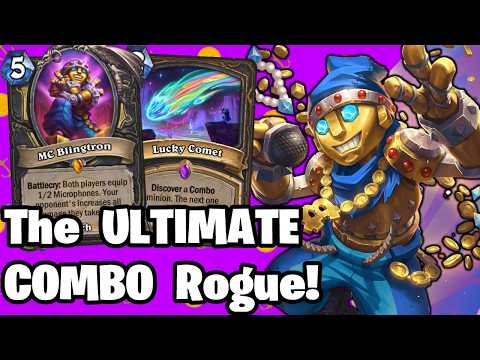 Blingtron OTK Rogue Feels Pretty SLICK! Great Dark Beyond Hearthstone Rogue Deck