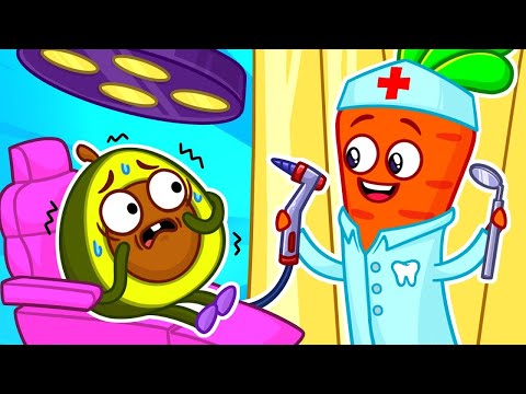 😁 The Dentist Song | Avocados First Visit to the Dentist | Kids Songs & Nursery Rhymes by VocaVoca