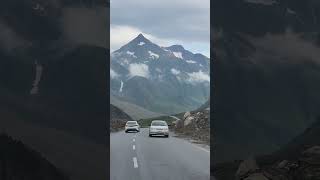 Naran Kaghan road through Babosar top #naran #khagan #road #babosar #top