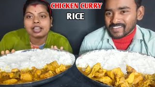 spicy chicken curry with rice eating challenge @kamanamahadebfoodhouse100