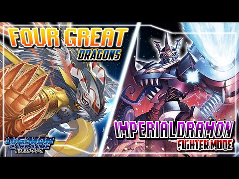 Digimon Card Game : Four Great Dragons(Yellow) VS Black Imperialdramon (Purple) [EX-03]