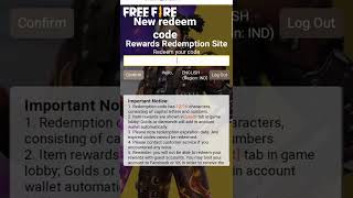 NEW REdeem code#redeemcode#shortsvideo#ajjubhai#ffredeemcodetoday2022