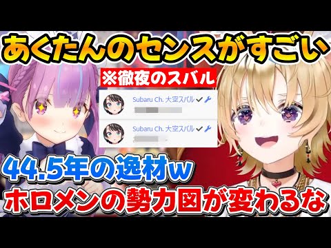 また朝までスト6をやってるスバルとあくたんの格ゲーセンスがやばい話【ホロライブ/尾丸ポルカ/桃鈴ねね/大空スバル/湊あくあ】