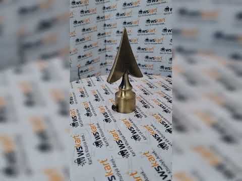 wskart Antic Brass Finish Interior Choice Simple Design Curtain Finial F503 #wskart #onlineshopping