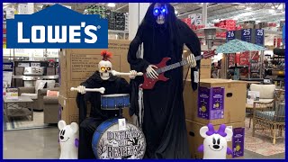 Lowe's 6ft Haunted Living Bluetooth Reaper Band (Guitar & Drums) Animatronic