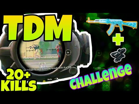 BGMI  TDM AKM 4X on 20 kill is iPad