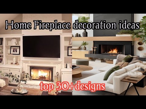 Home Fire Place Decoration Ideas .New fireplace decor  @homedecorationideas289.