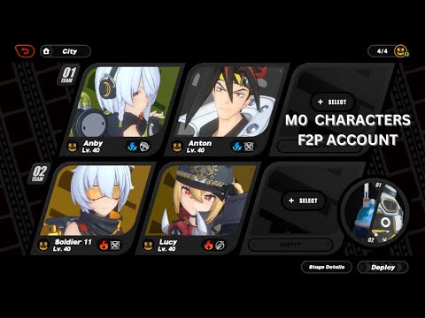 Shiyu Defense 9 clear - F2P M0 setup -B rank (Zenless Zone Zero)