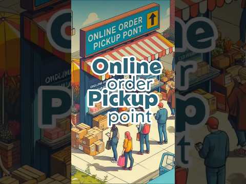 Online order pickup point 👨‍💼👩‍💼#onlineorder #pickuppoint #businessideas