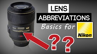 NIKON CAMERA LENS TUTORIAL | What Do The Numbers On My Nikon Lenses Mean?