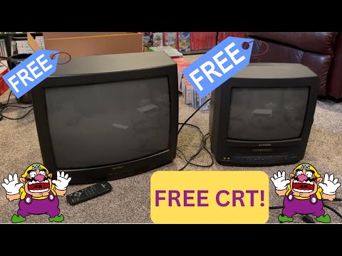 2 Free CRT TVS Are They Any Good?