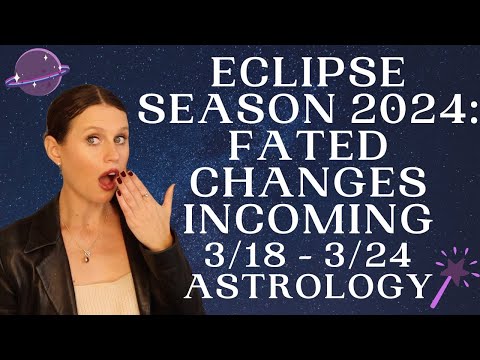 Astrology New Year BEGINS & Brings RENEWAL! MAJOR Cosmic Shakeups AHEAD with ECLIPSE SEASON 2024 💥