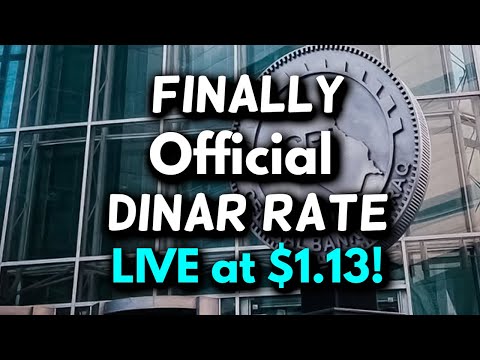 Iraqi Dinar💥Official Dinar Rate LIVE at $1.13!💥Latest IQD Update: HUGE News Today!