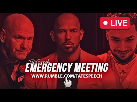 Andrew Tate Emergency Meeting With DANA WHITE (WATCH NOW)