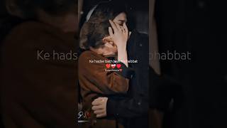 Mohabbat Bhari javani ko khak me Mila🥀💔WhatsApp heart broken status #sadstatus #shayari #shorts #sad