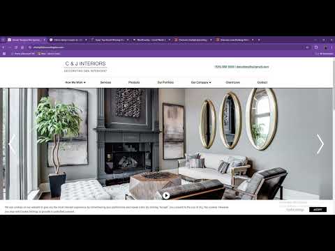 Website Analysis Video for Decorating Den Interiors   C&J Interiors