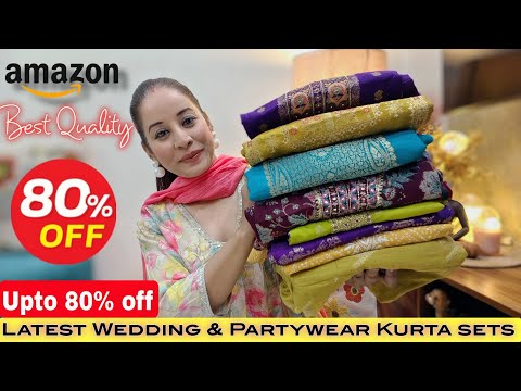 Huge Partywear/WeddingWear Kurti/Kurta Sets/Anarkali/Cord Set Haul Upto 80% OFF #haul #trending