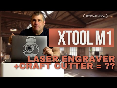 xTool M1 All in One Wonder- First Laser Engraver/Cutter that can cut decals, stickers, and more!