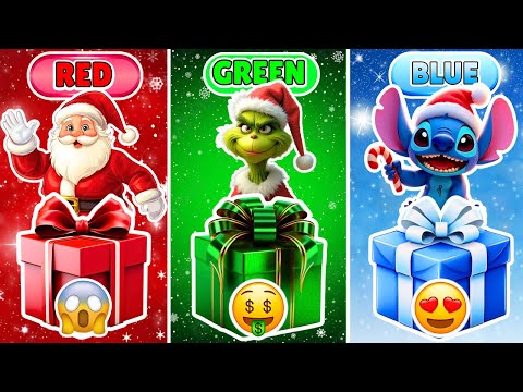 Choose Your Gift...! 🎁 Red, Green or Blue ❤️💚💙 How Lucky Are You? 😱