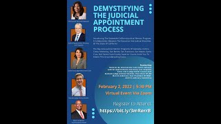 Demystifying The Judicial Appointment Process February 2022