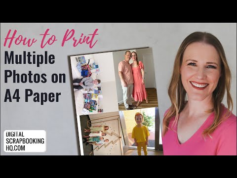 How to Print Multiple Photos on One Sheet of A4 Paper