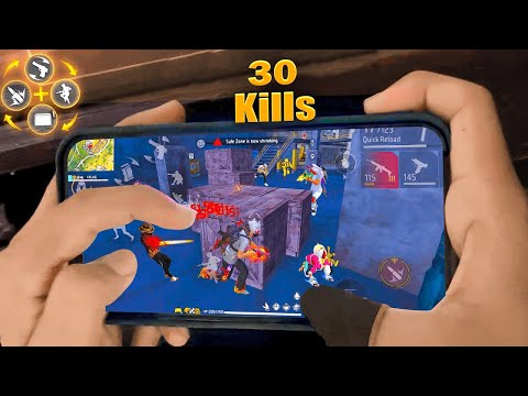 24💪 Kill [Solo Vs Squad ]🪂[Full Gameplay ] || 📲POCO X3 PRO🔥 IPHONE 13 FREE FIRE GAMEPLA