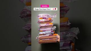 Huge Meesho Earring Haul #shorts #meesho