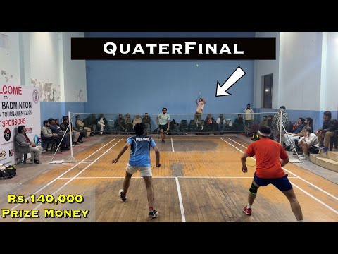 National Level Badminton Tournament Rai Manan & Abdullah vs Yasir Ali & Umer #badminton #trickshots