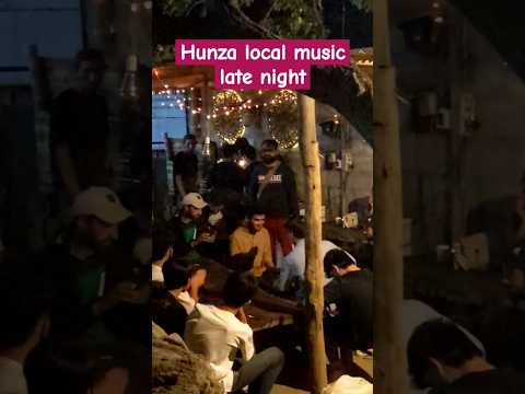 Hunza street late night beautiful music #shortvideo #reels #hunza #latenight #night #shorts #cow