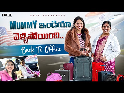 VLOG: Mom Going Back to India | Back to Office | Day In My Life | New York | USA Telugu Vlogs