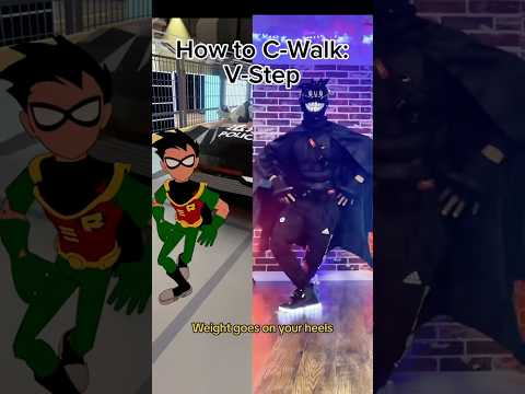 How to CWalk (V-Step) 😂👌#cwalk #batman #robin #dc #fyp #trending #turorial#onthisday