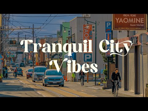 Tranquil City Vibes 🚲 Japanese Lofi for Study and Relaxation