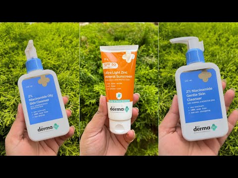 The Derma Co. 2% Niacinamide Cleansers|| Ultra Light Zinc Mineral Sunscreen