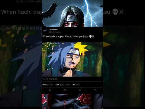 When Naruto experience Itachi uchiha genjutsu #itachiuchiha #naruto