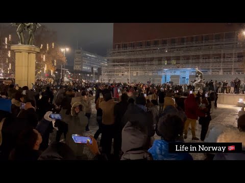 This is how we celebrated New Year in Oslo 2025| Norway 🇳🇴 | New Year eve | fireworks| lighting show